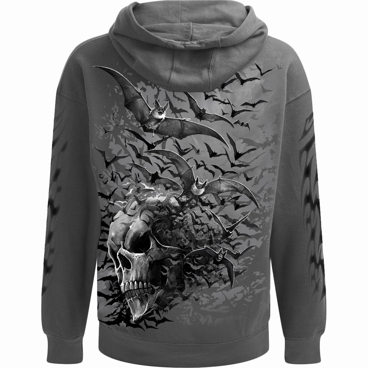 BAT SKULL - Hoody Charcoal