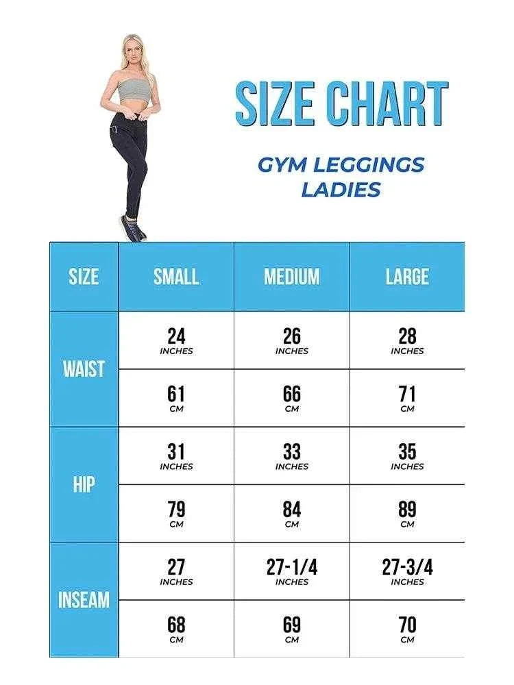 Women's High Waist Activewear Leggings for Gym & Fitness