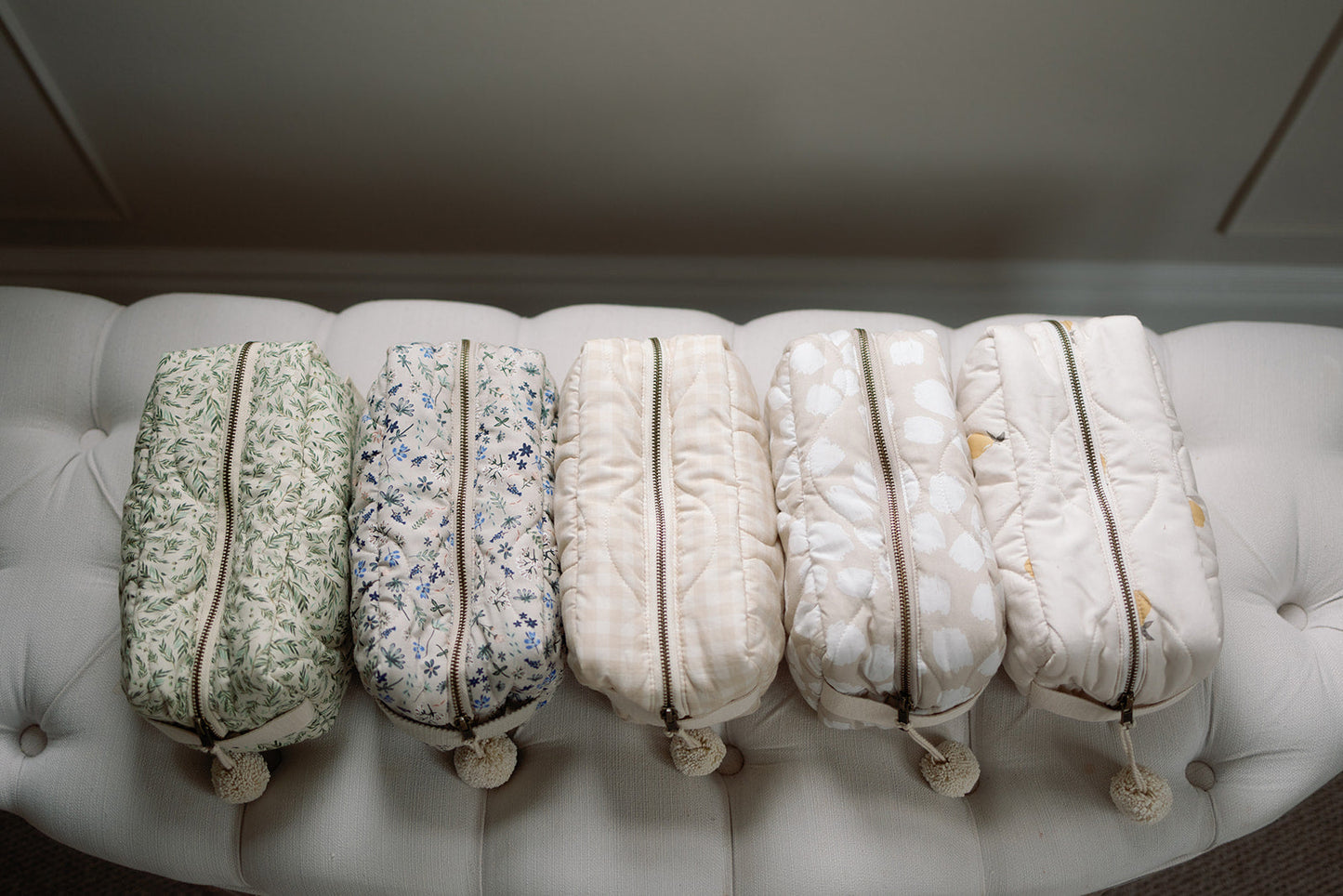 Quilted Washbag - Willow