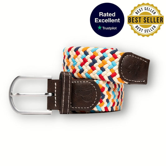 Recycled woven belt made from ocean plastic by Swole Panda