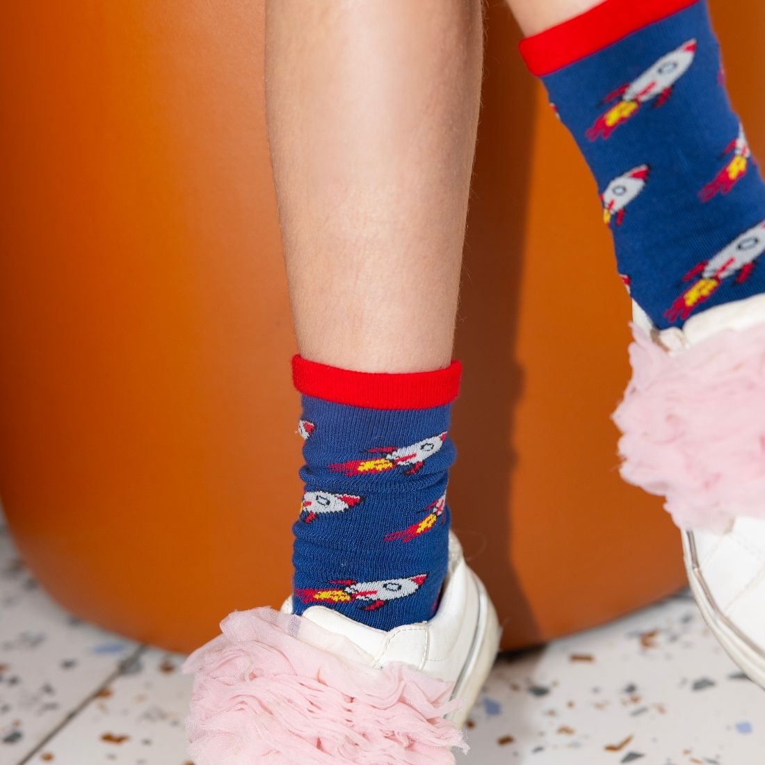 Rocket Matching Bamboo Socks (Adult & Child)