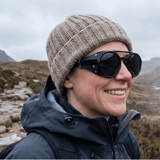 Explorer | Black & Navy Sunglasses with Black Polarized Lenses