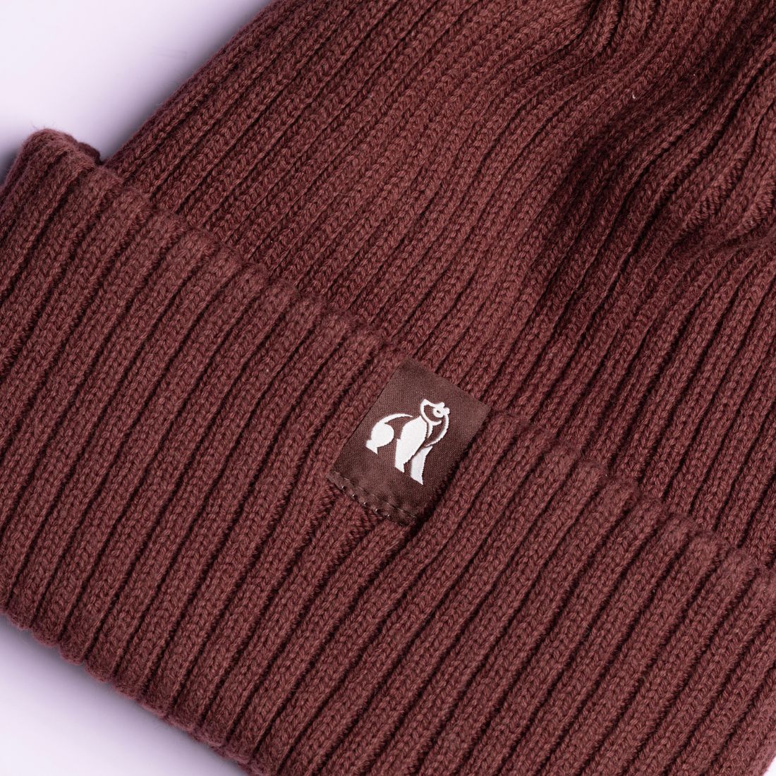 Organic Cotton Beanie - Burgundy
