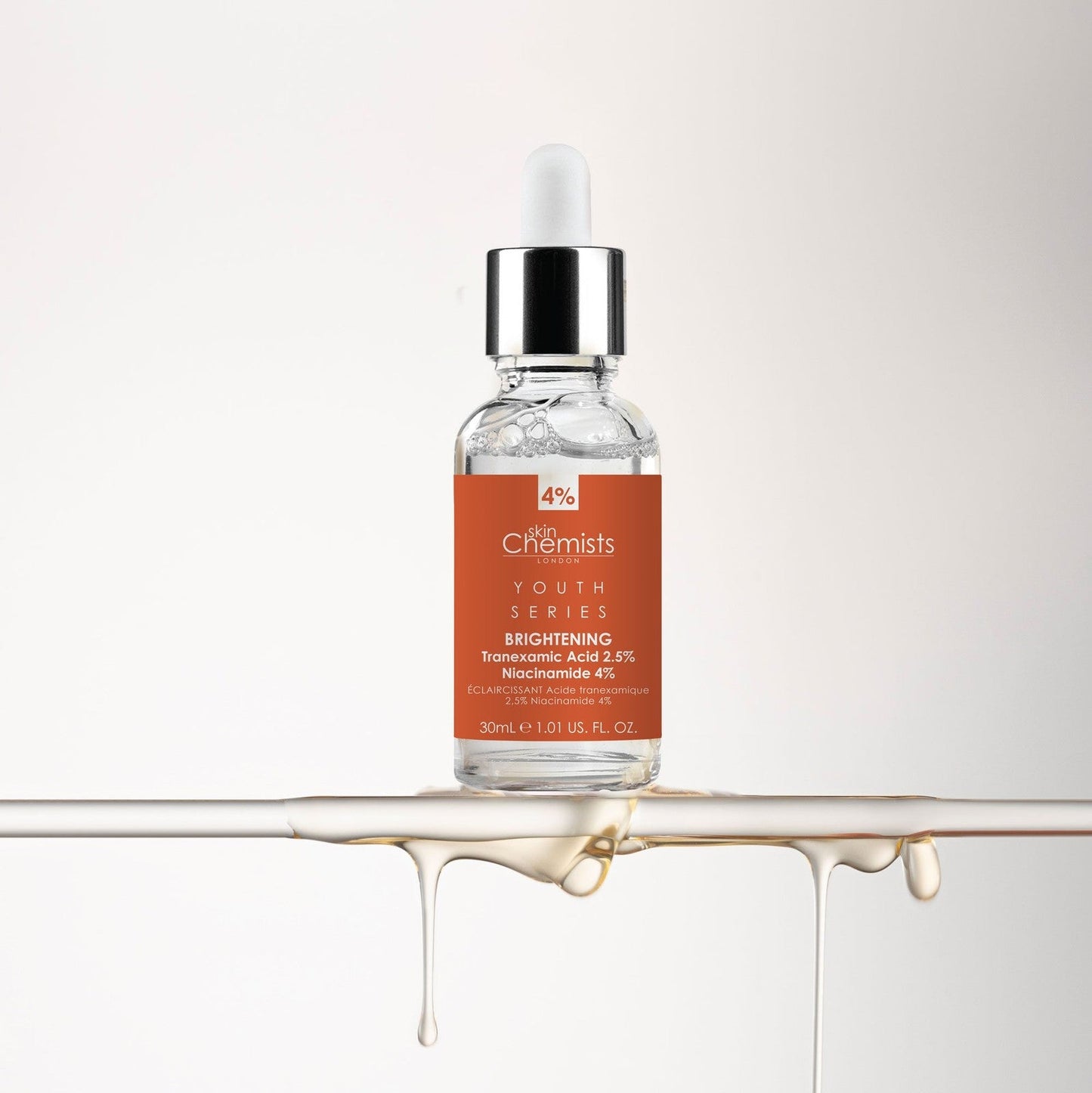 Tranexamic Acid 2.5%, Niacinamide 4% Brightening Facial Serum 30ml