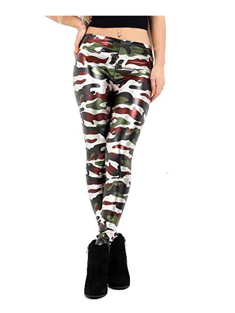 Women's Shiny Metallic Leggings for Parties & Festive Wear