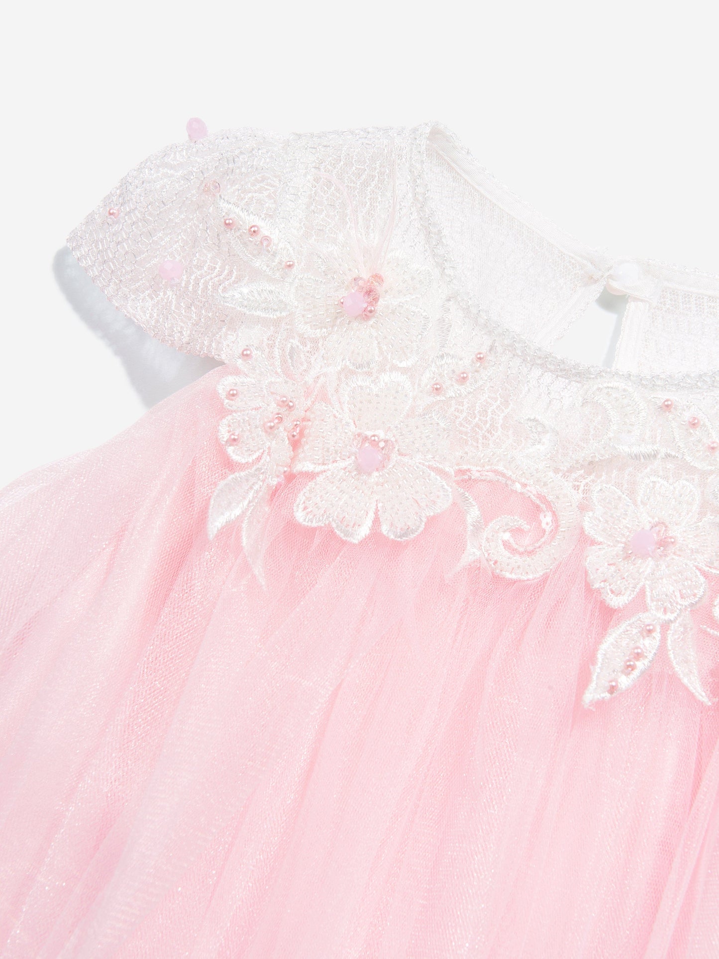 Dress & Fleur Girls Flower Occasion Dress in Pink
