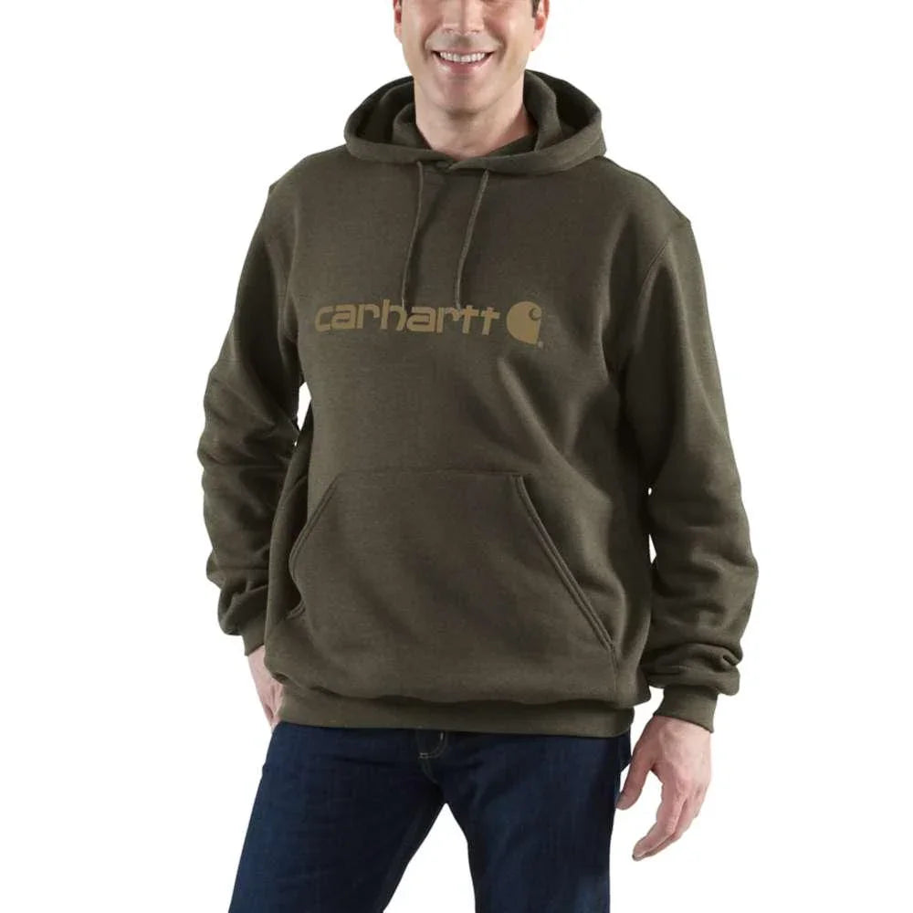 Carhartt 100074 Loose Fit Mid-Weight Logo Graphic Hoodie
