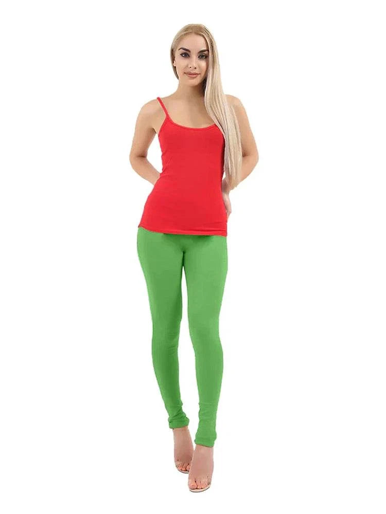 Women's full length cotton leggings