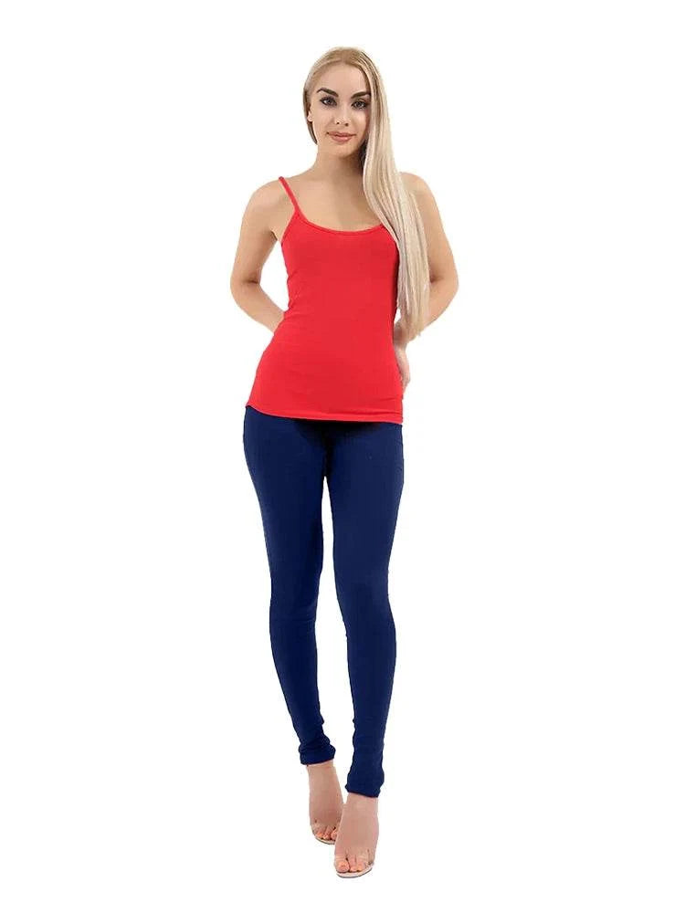 Women's Full Length Cotton Leggings – 8 Colours