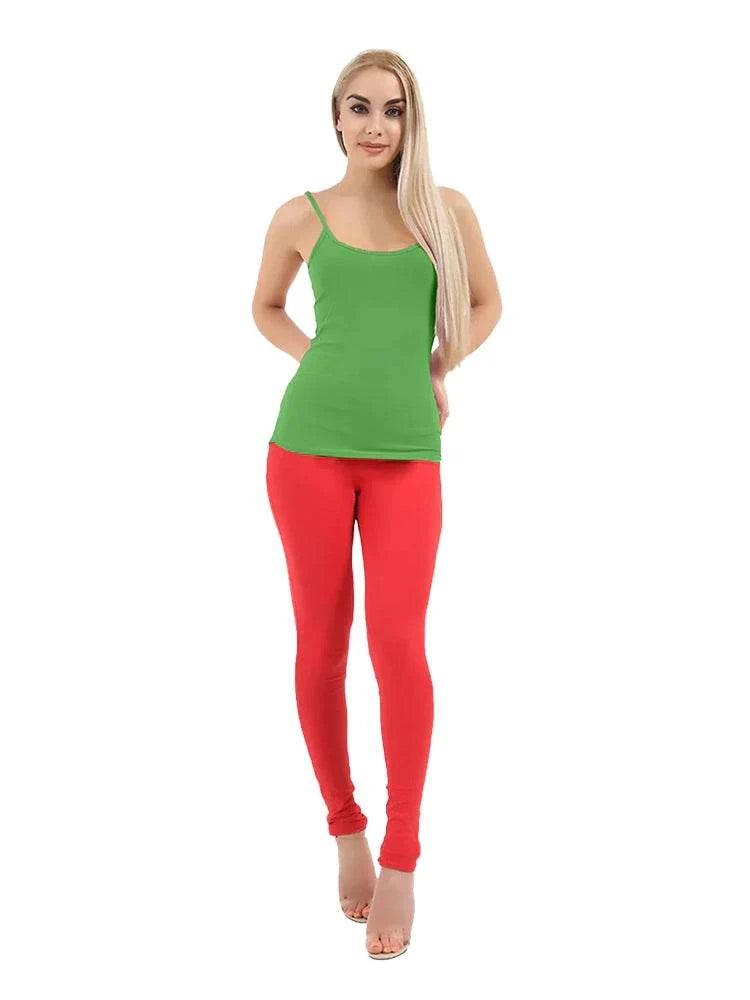 Women's Full Length Cotton Leggings – 8 Colours