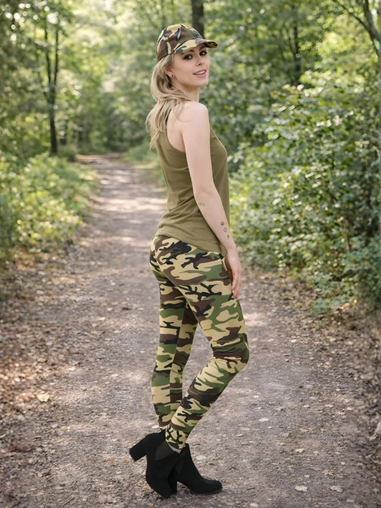 Women's camouflage leggings