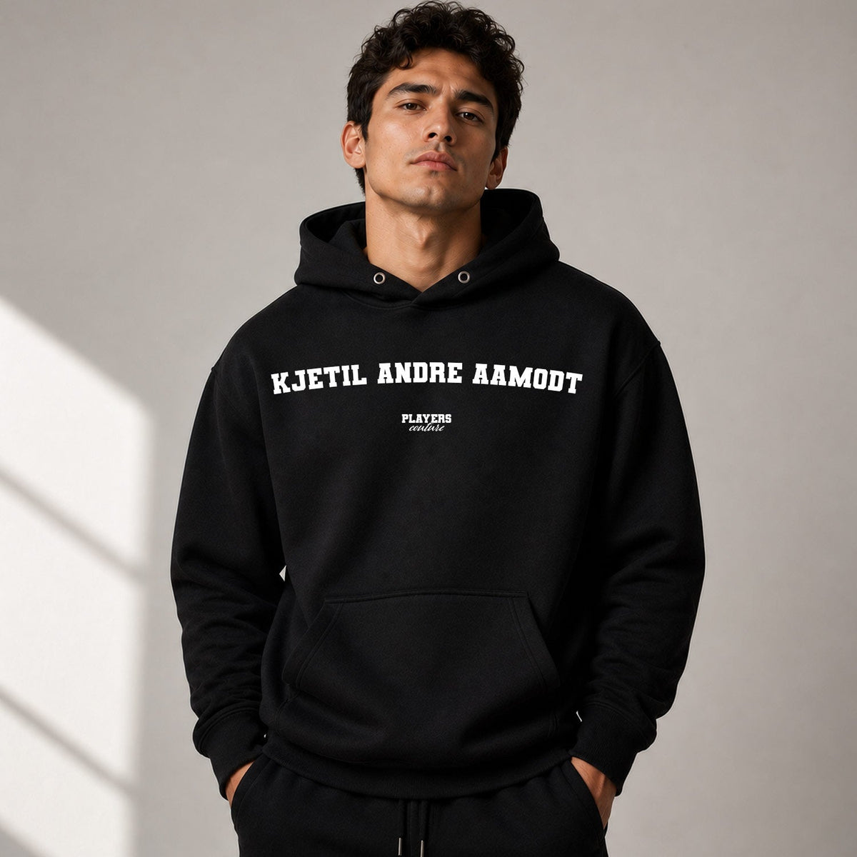 Kjetil Andre Aamodt men's hoodie by Players Couture