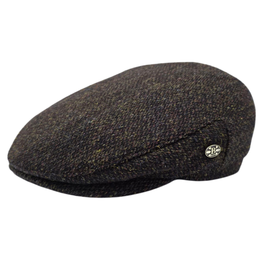 Harris Tweed Wool Flat Cap